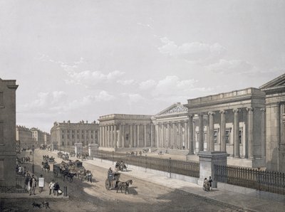 Le British Museum, gravé par William Simpson, publié en 1852 par Lloyd Bros. und Co. - Edmund Walker